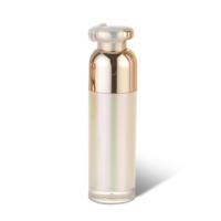 Embalaje cosmético de suero de botella sin aire de doble pared redonda de lujo YH-L30T