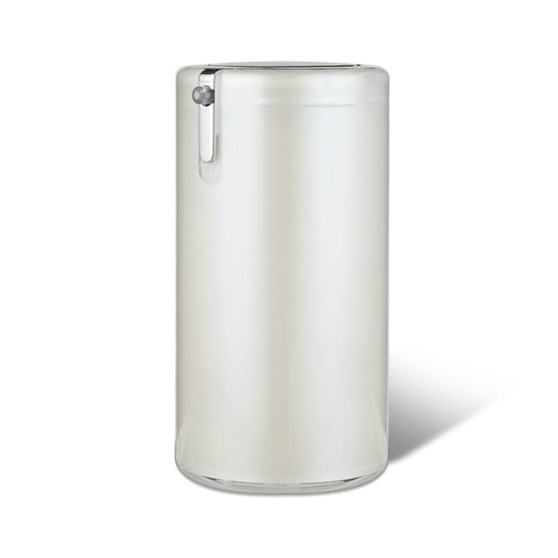 Embalaje de loción de botella sin aire de doble pared de cilindro de lujo YH-L40G-2