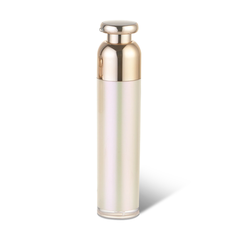 Botella sin aire redonda de doble pared de venta caliente, empaquetado cosmético de suero YH-L50T