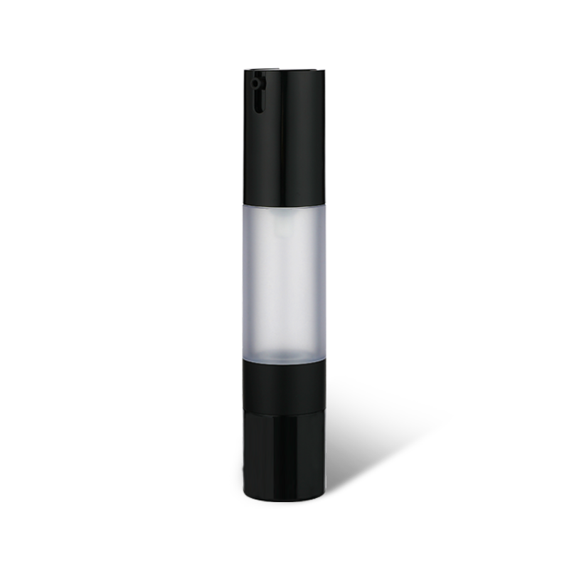 Botella sin aire del cilindro de la venta caliente con la base del cepillo que empaqueta YH-L006-B, 15ml