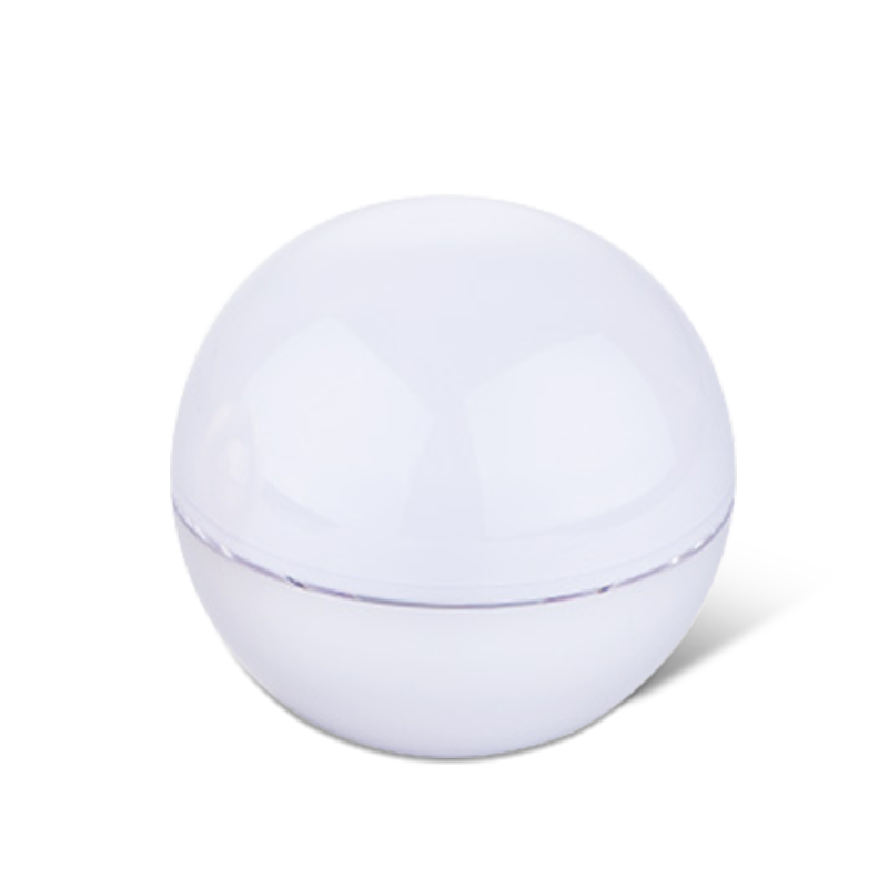 Tarro de bola tarro de crema de acrílico de doble pared de lujo tarro para el cuidado de la piel empaquetado YH-CJ008，50g