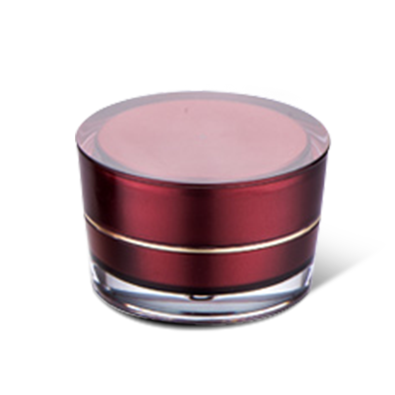 Tarro de crema de doble pared de lujo tarro cosmético para el cuidado de la piel que empaqueta YH-CJ007,15G