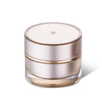Tarro de muestra tarro de crema acrílica de doble pared tarro cosmético para el cuidado de la piel empaquetado YH-CJ007,5G